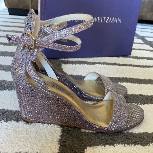 Stuart Weitzman Backdraft multi noir wedge - Picture 2 of 5